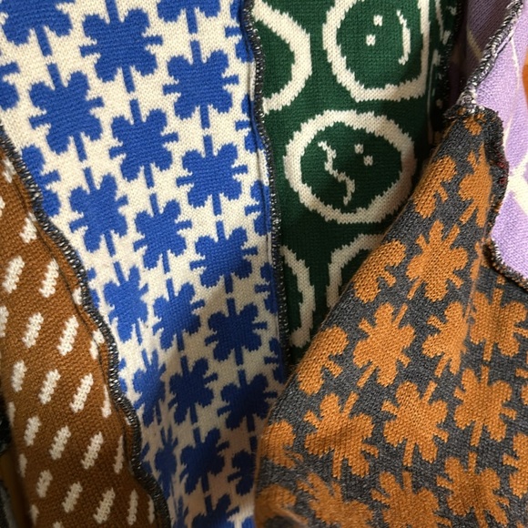 The Ragged Priest Torn Sweater Multi Colored XL - Picture 6 of 8